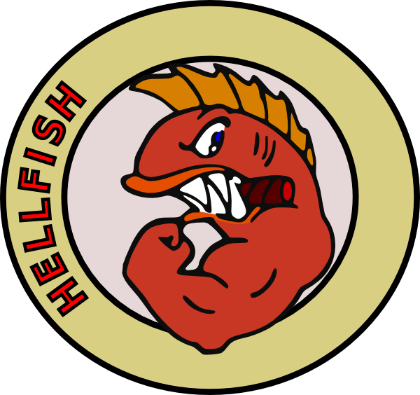 free vector Scary Fish clip art