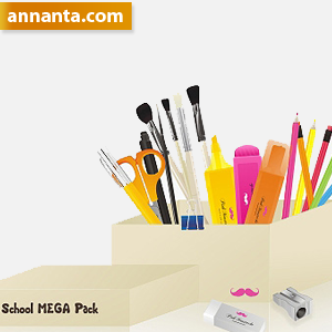 Download School Mega Pack (20123) Free EPS Download / 4 Vector