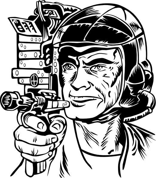 free vector Science Fiction Illustration clip art