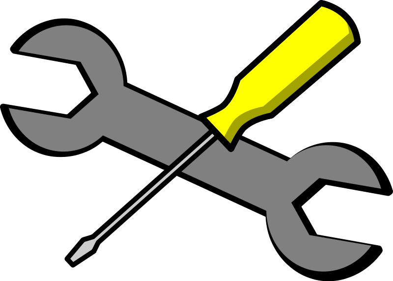 free vector Screwdriver and wrench icon
