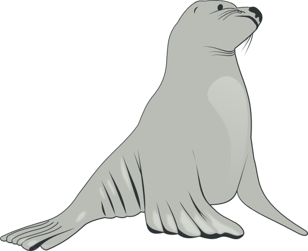free vector Sea Lion clip art