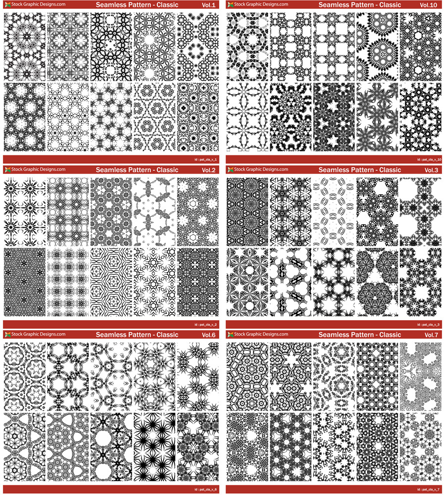 free vector Seamless Pattern Classic