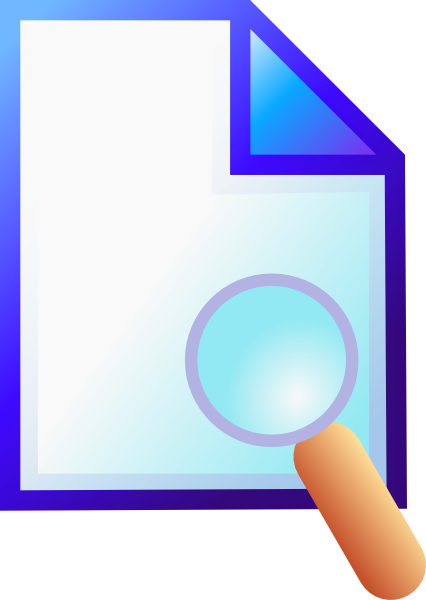 free vector Search Document clip art