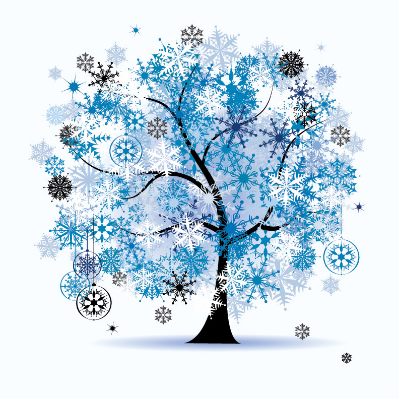 free vector Seasons tree vector
