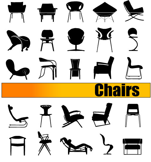 free vector Seat silhouette vector