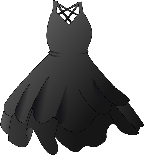 free vector Secretlondon Black Dress clip art