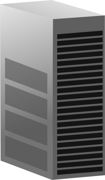 free vector Server Big Tower clip art