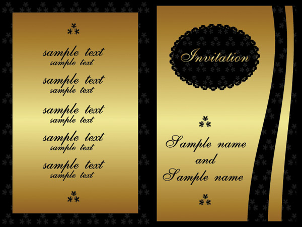 free vector Set of 17 goldrelated vector