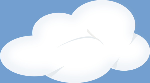 free vector Set Of Soft Clouds clip art