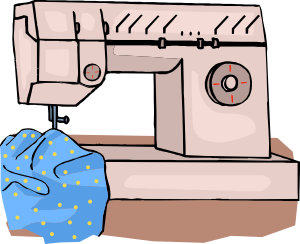 free vector Sewing Machine clip art