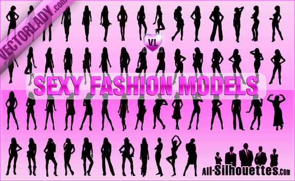 free vector Sexy Fashion Models