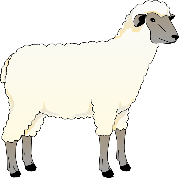 free vector Sheep Ewe clip art