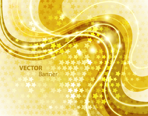 free vector Shine golden background vector