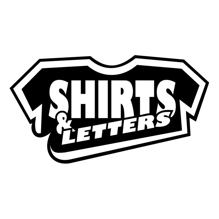 free vector Shirts letters