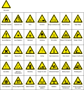 free vector Sign Hazard Warning clip art