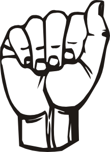 free vector Sign Language A clip art