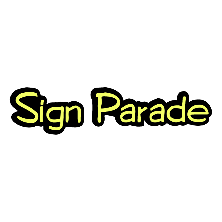 free vector Sign parade