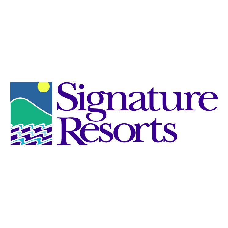 free vector Signature resorts