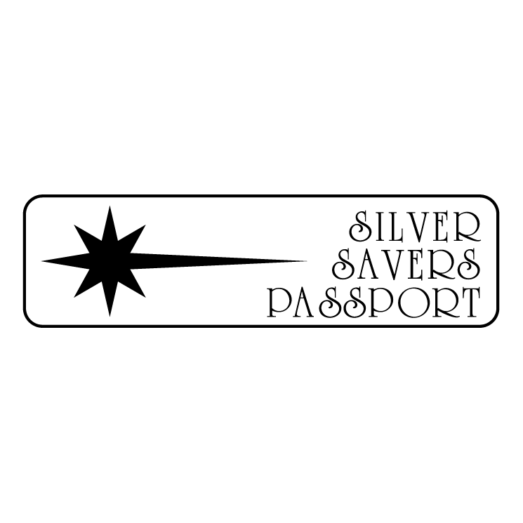 free vector Silver savers passport