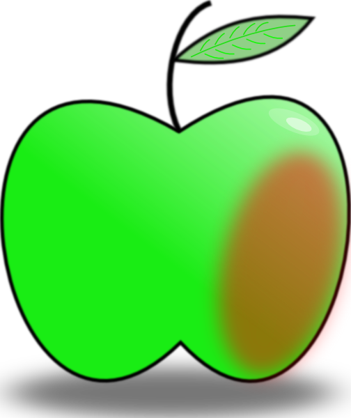 free vector Simple Apple clip art