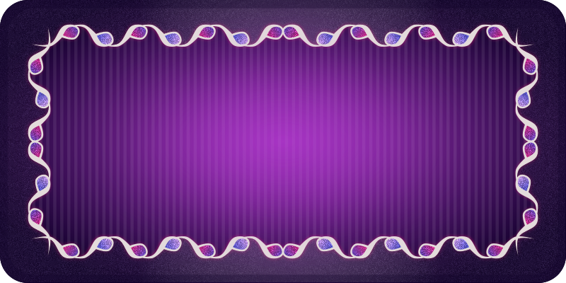 free vector Simple Border - White / Violet