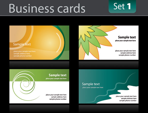 Download Simple card template (3404) Free EPS Download / 4 Vector