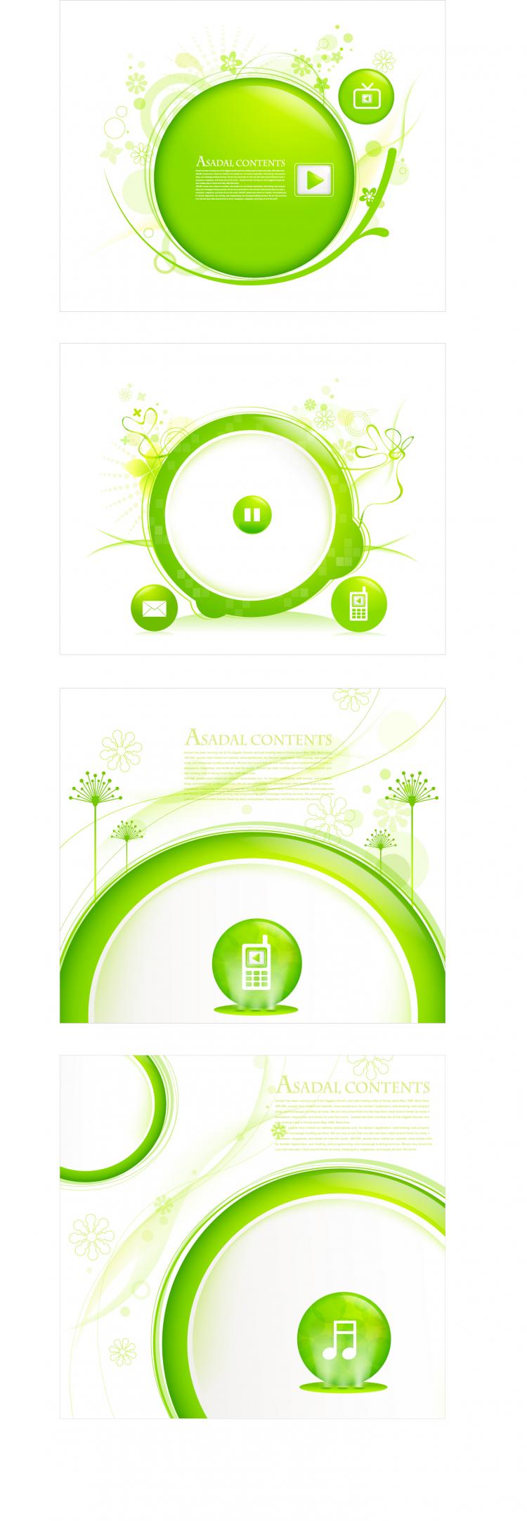 free vector Simple graphics vector 21