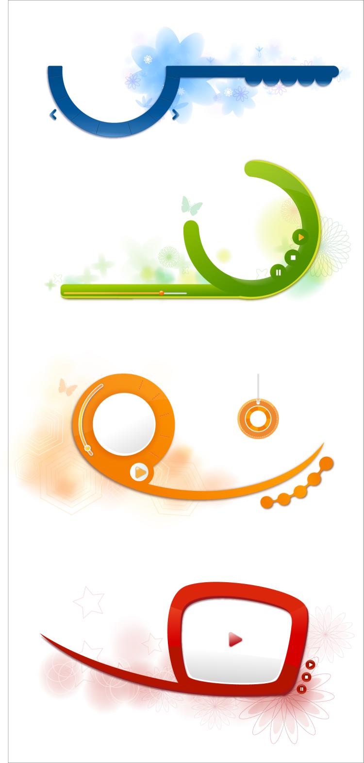 Simple graphics (6671) Free AI Download / 4 Vector