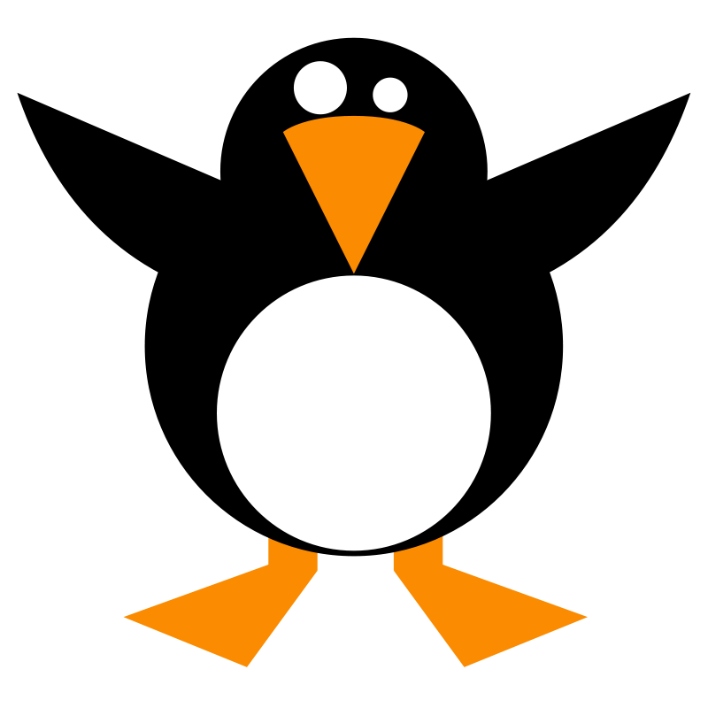 free vector Simple Penguin