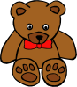 free vector Simple Teddy Bear clip art
