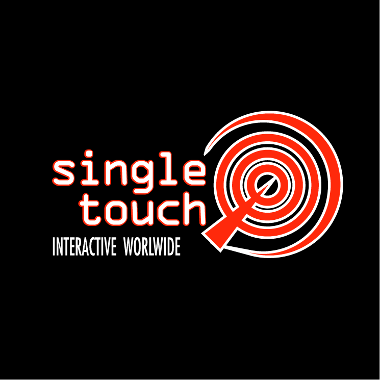 free vector Single touch interactive worlwide