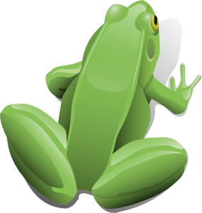 free vector Sitting Frog clip art
