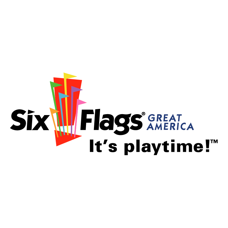 free vector Six flags great america