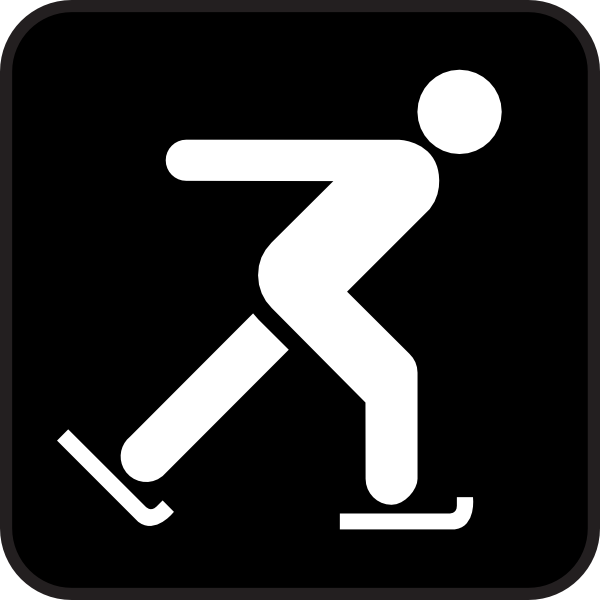 free vector Skating On Ice clip art