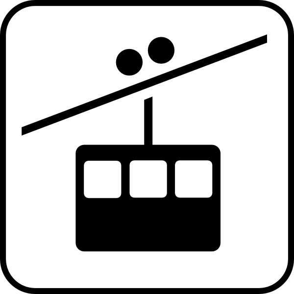 free vector Ski Lift clip art
