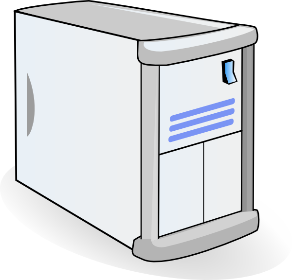 free vector Small Case Web Mail Server clip art