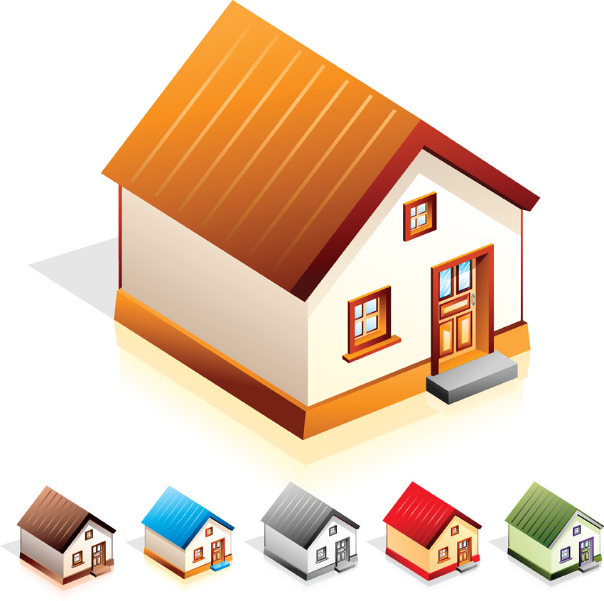 free vector Small house vector