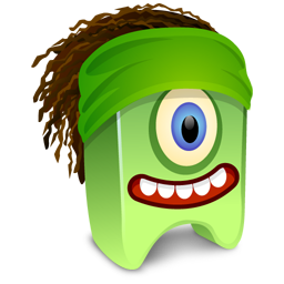 free vector Small oneeyed monster beast