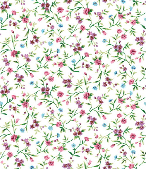 free vector Small purple flowers floral background vector