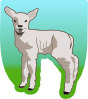 free vector Small Sheep clip art