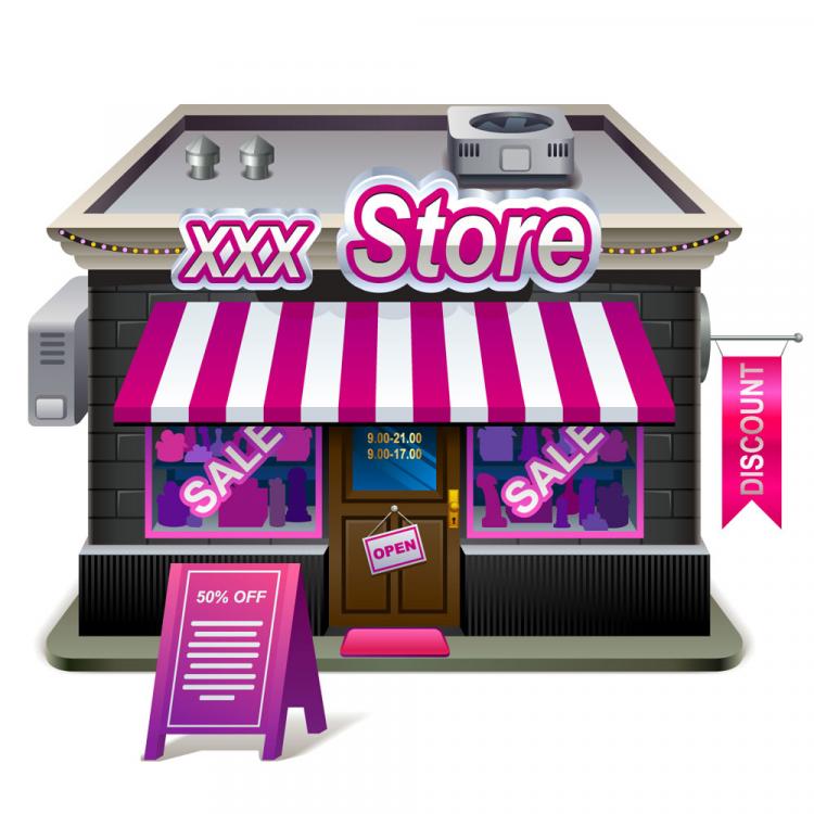 free vector Small shops model 03 vector