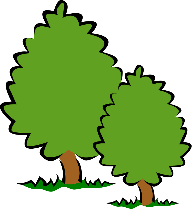 free vector Small Trees / Bushes