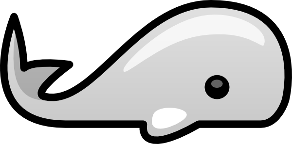 free vector Small Whale clip art