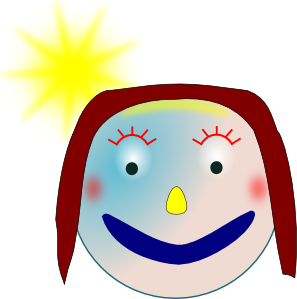 free vector Smiley Girl clip art