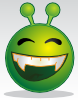 free vector Smiley Green Alien clip art