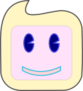 free vector Smiley Square Face clip art