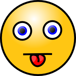 free vector Smiley With Tongue Out clip art