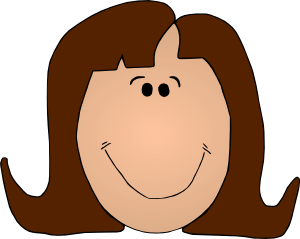 free vector Smiling Lady clip art