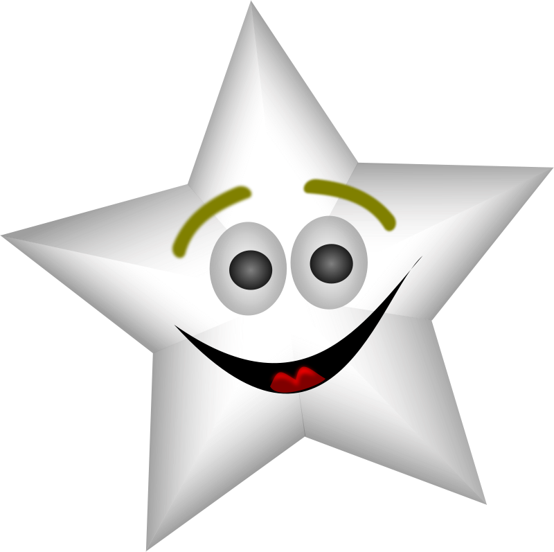 free vector Smiling Star with Transparency