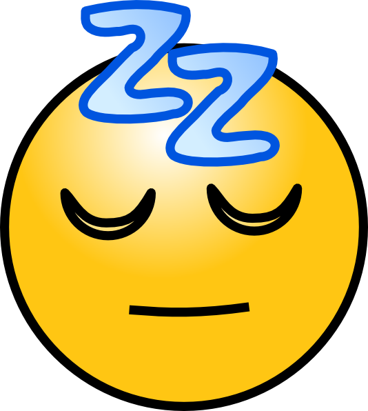 free vector Snoring Sleeping Zz Smiley clip art